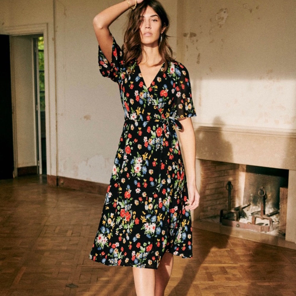 Sezane Courtney dress size 34